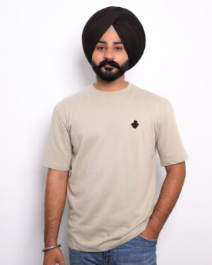 FalconMoose Classic Light Pistachio Oversized T-Shirt – Minimal Design, Maximum Comfort