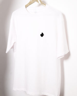 FalconMoose Classic White Oversized T-Shirt – Minimal Design, Maximum Comfort